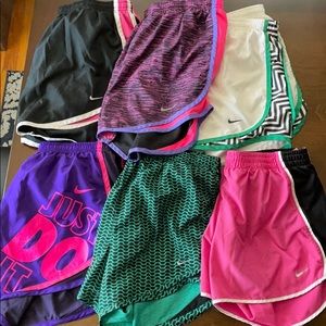 Bundle of Nike running shorts size medium